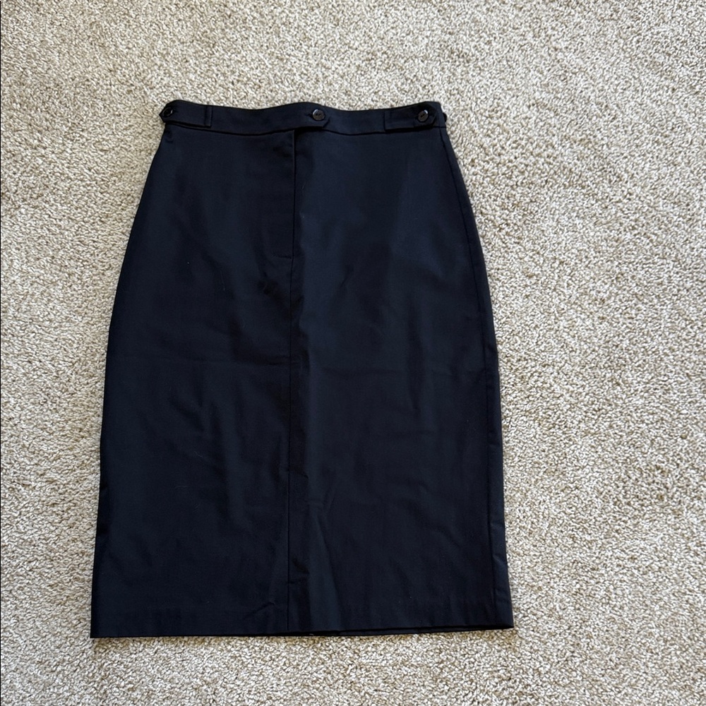Classic Black Pencil Skirt